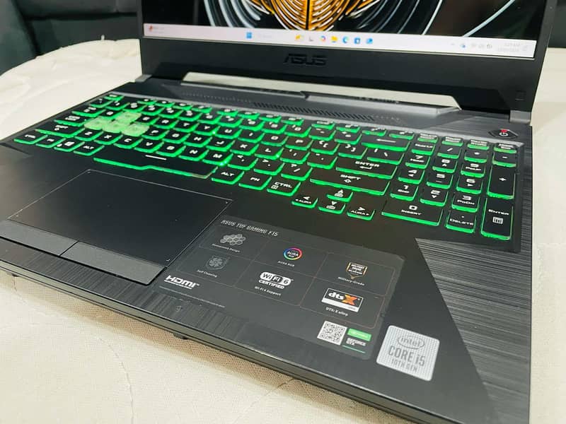 Asus Tuf Gaming F15 Like Brand Laptop Total Orignal RGB KEYS. . 9