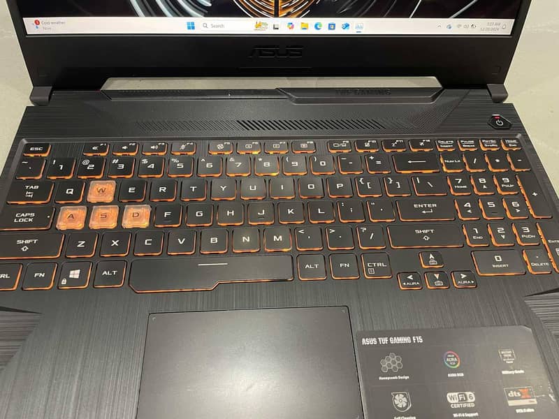 Asus Tuf Gaming F15 Like Brand Laptop Total Orignal RGB KEYS. . 11