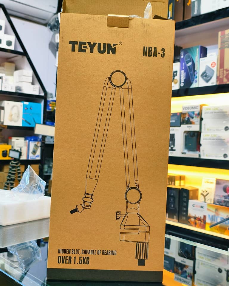 Teyun Podcast Imported Boom Arm Mic Stand for Studio 2