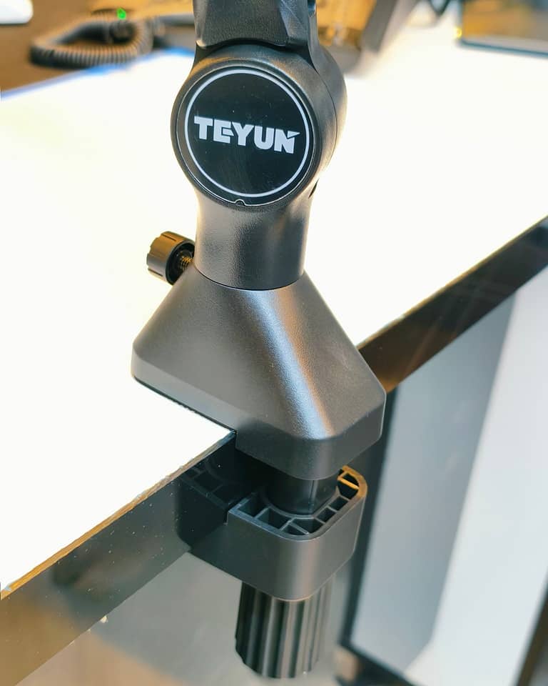 Teyun Podcast Imported Boom Arm Mic Stand for Studio 4