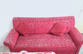 7 Seater sofas & Double Bed with Dressing Table