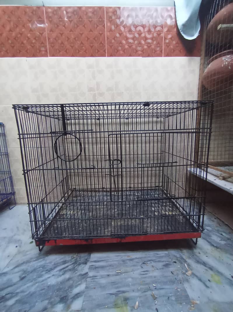 Used folding cages forsale 2feetby1.5feet 1