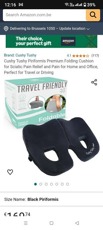 Imported chair cocyx tailbone cushion 11