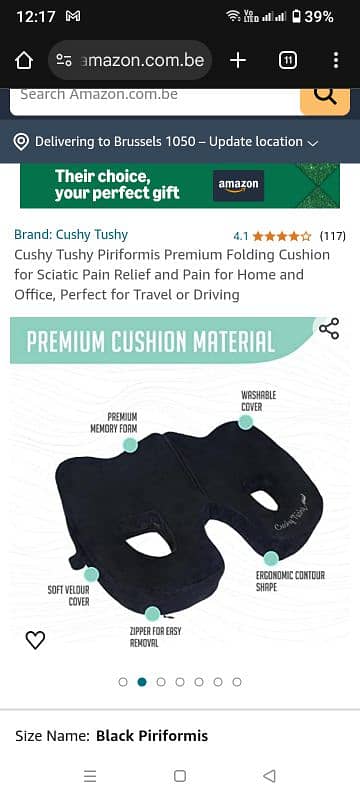 Imported chair cocyx tailbone cushion 13