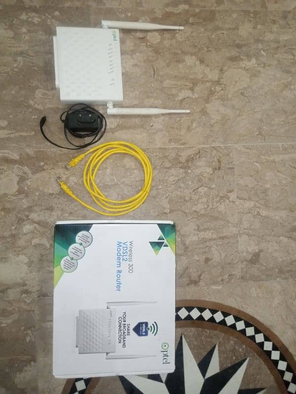 PTCL VDSL 2 Modem For Sale With All Accessories 0