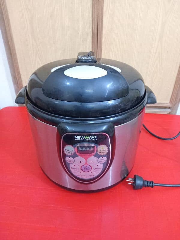 New Wave Multifunctional 2 Litre Electric Pressure Cooker 12