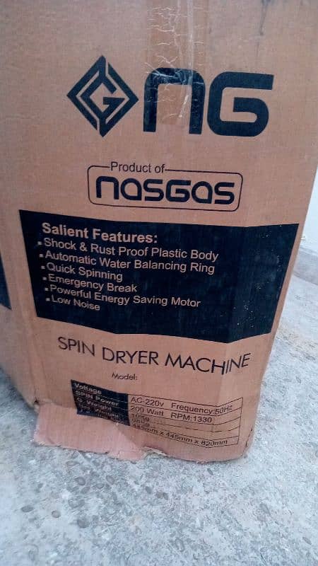 NasGas Spin Dryer Machine 2