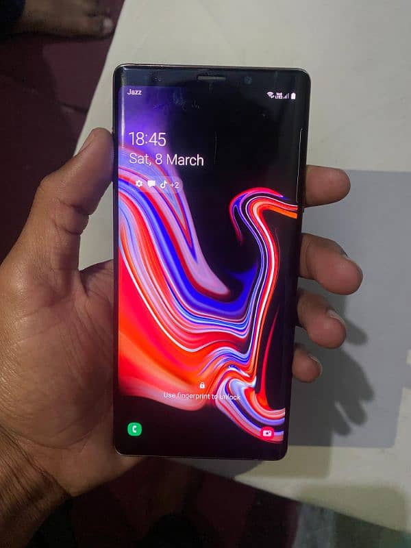 Samsung note 9 condition 10 by 8 back barck  contact naber 03045494764 6