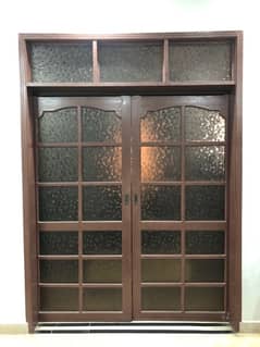 81x37 Wooden Doors With Glass