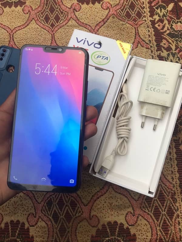 vivo y85a complete box 4gb 64gb 0:3/1/5/9/9/3/8/5/2/1 Whatapp 3