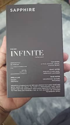 Saphire  infinite perfume orignal