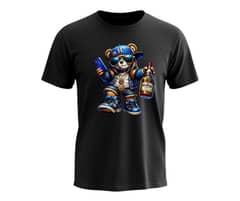 Men's Cotton Graphic Sublimation Round Neck T-Shirt - 1 Pc