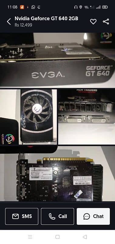 2 GB evga card in clean and good condition 1