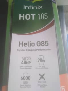 infinix Hot 10 S with complete box