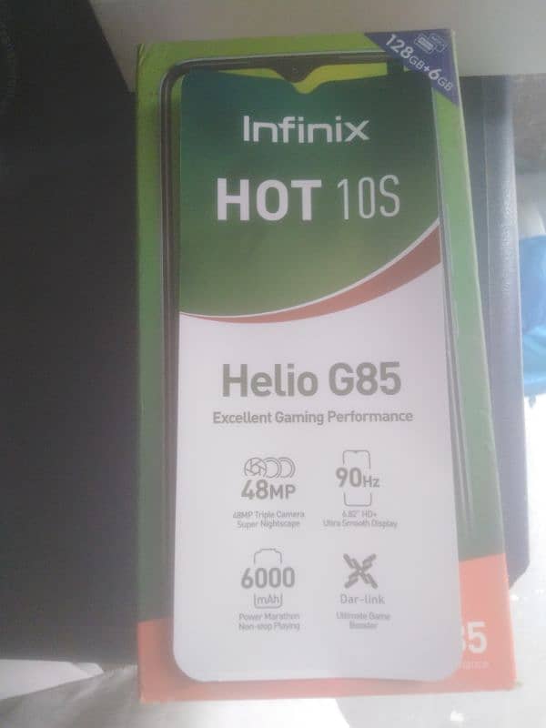 infinix Hot 10 S with complete box 1