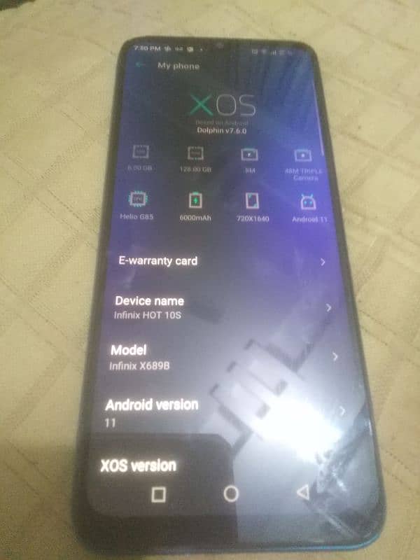 infinix Hot 10 S with complete box 10