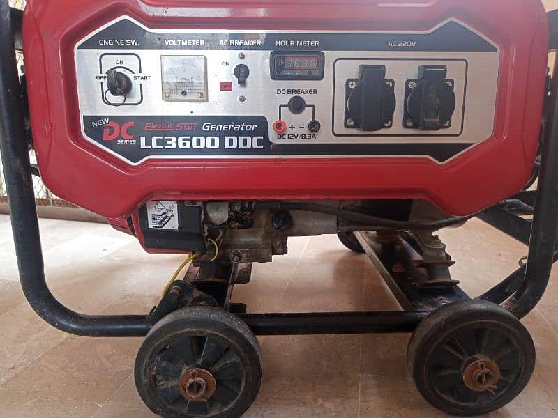 Loncin LC3600DDC - Petrol & Gas Generator - 2.5 KW*  Mint condition 1