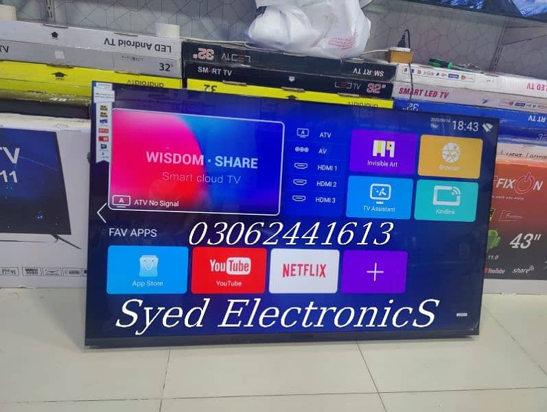 75" INCHES SAMSUNG ANDROID LED TV BEST QUALITY PIXEL 4K BORDER LESS 3