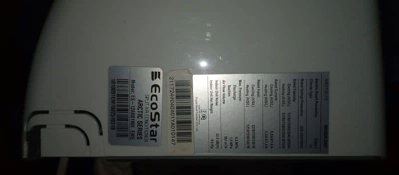 eco star 1ton inverter AC DC ok condition cumpelit saman k sat 5