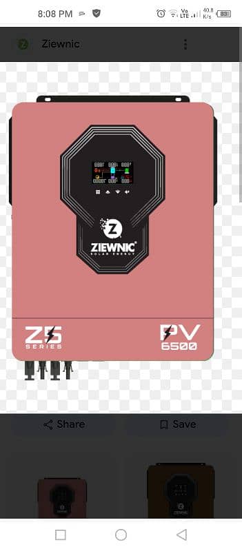 ziewnic 4.5 kva z5  used 9 month 0