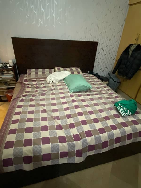 king bed with spring mattress and more 1