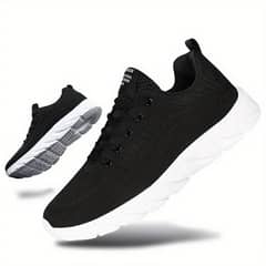 Men's Lace-up Mesh Sneakers - Athletic Shoes - Lightweight ,