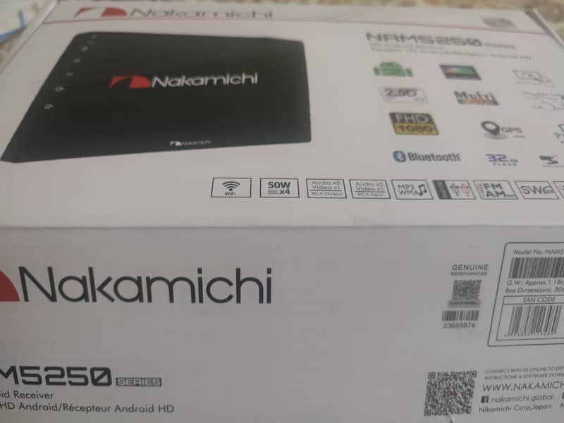 Nakamichi android lcd with car play & auto play 2Gb ram / 32Gb ram 0