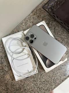 iPhone 15 pro max Natural titanium JV for sale with Box