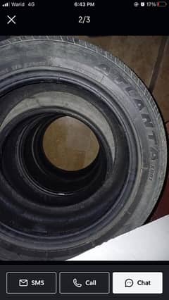 4 car Tyres - 15 size rim