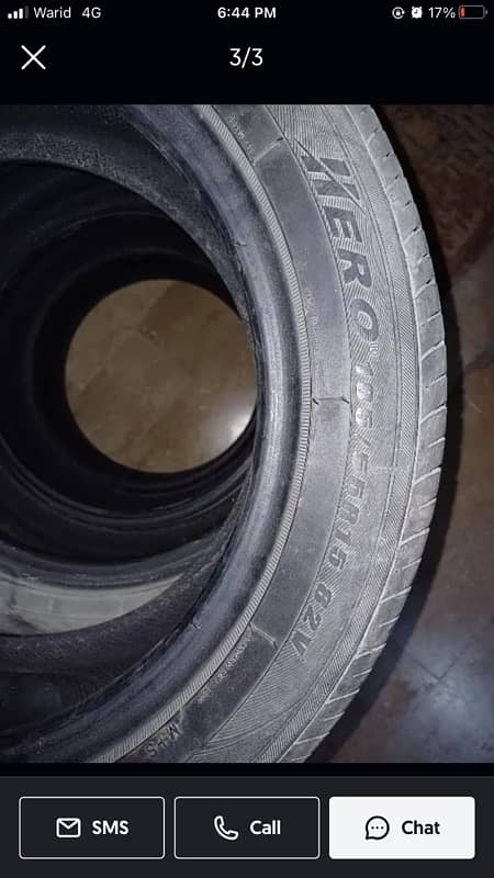 4 car Tyres - 15 size rim 1