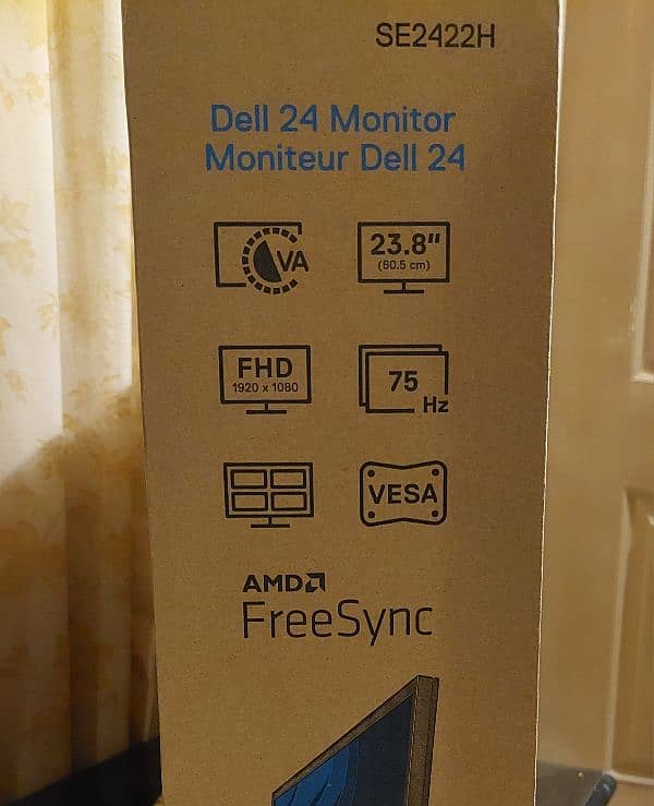 DELL Monitor 1080p 75hz 24" 2