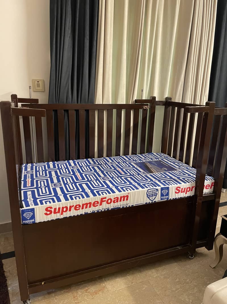 Brand new wooden baby bed/cot 2