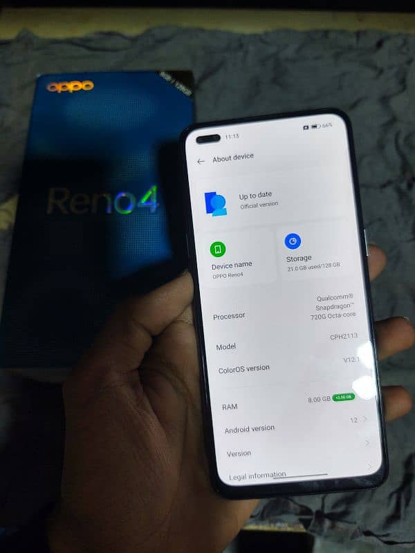 OppO Reno4 8/128GB No Open No Repair All Genuine 4