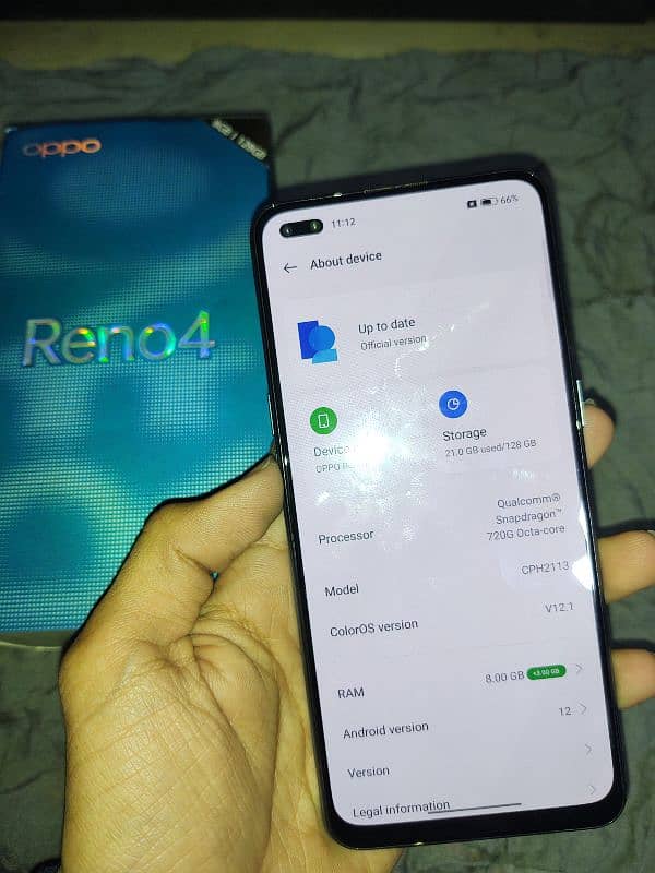 OppO Reno4 8/128GB No Open No Repair All Genuine 5