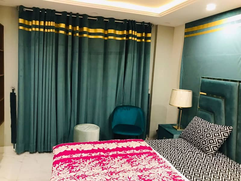 One Bed Furnished Apartment Available For Rent In Sector B Bahria Town Lahore 1