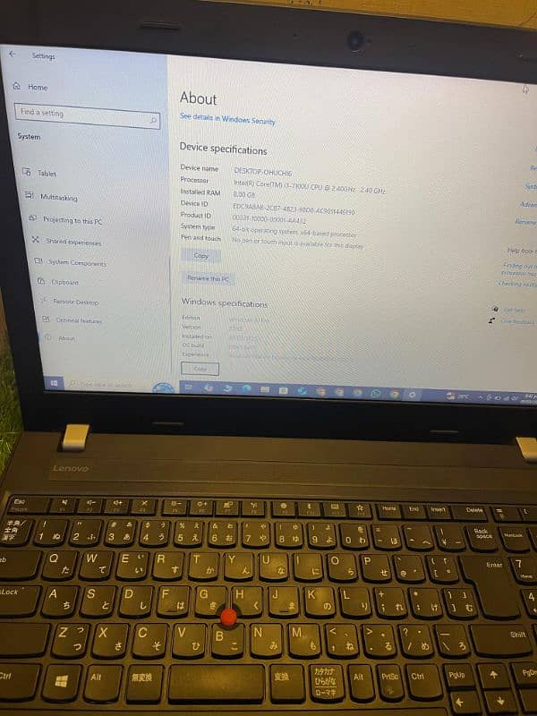 Laptop For Sale Core i3 7Gen With 8Gb Ram DDR3 also 128Gb SSD 5