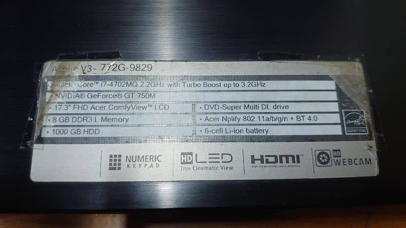 Acer Aspire v3 4Gb Graphics 2