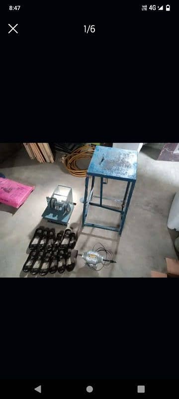 Hawai chappal machine for sale 4