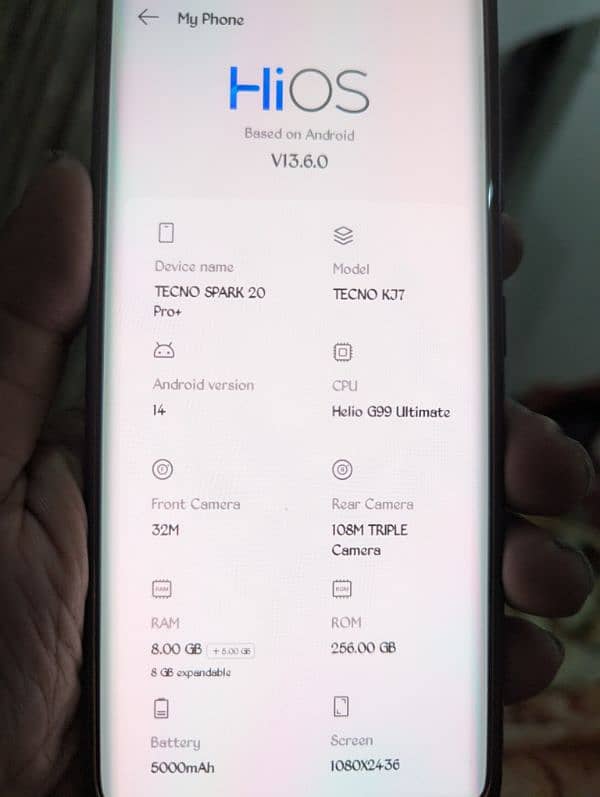 tecno spark 20 pro plus 8gb 256gb 1