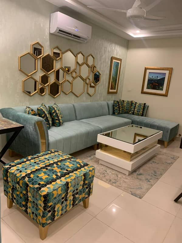 2 Bed Furnished Apartment Available For Rent In Sector C Bahria Town Lahore 4