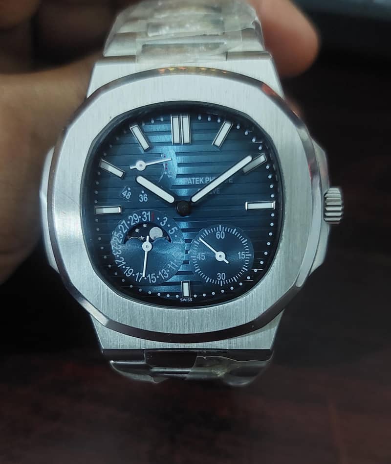 Patek Philipe Blue Dial Watch 0