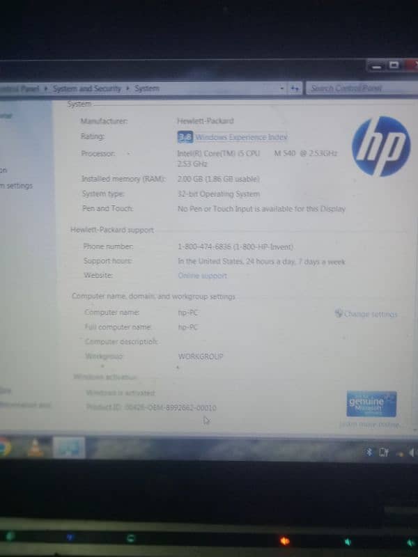 HP laptop 0