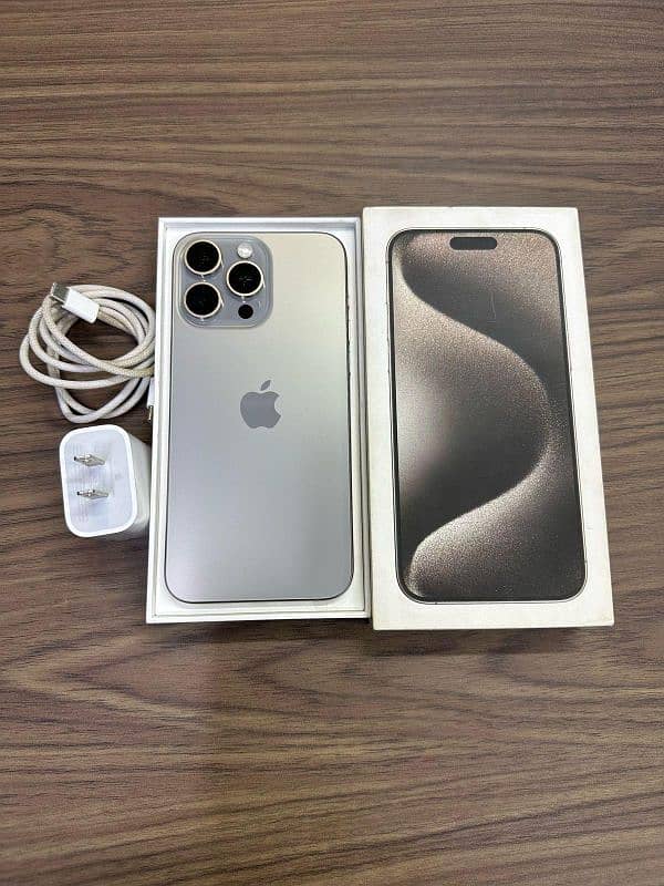 iPhone 15 pro max 256Gb PTA Approved 2