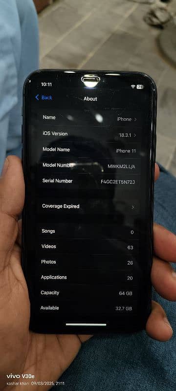 Iphone 11 Non PTA 64GB 5