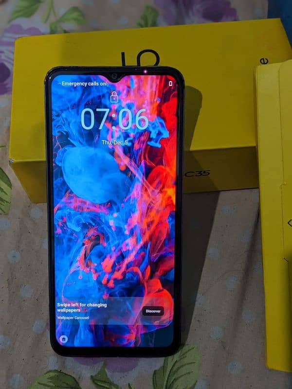 realme c35 4gb 128gb good condition pta aproved 1