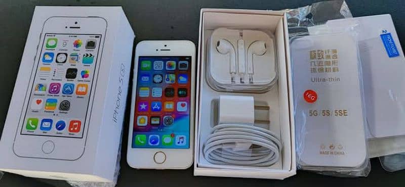 iPhone 5s 64gb pta approved with box 0