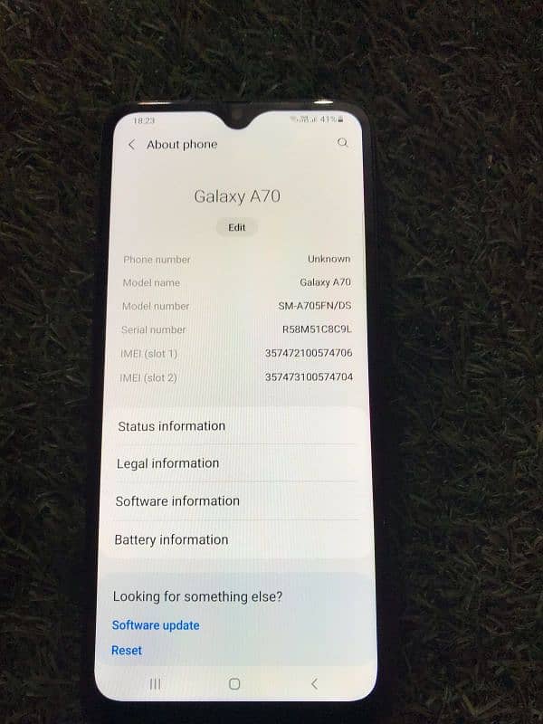 Samsung A70 6/128 PTA Approved 0