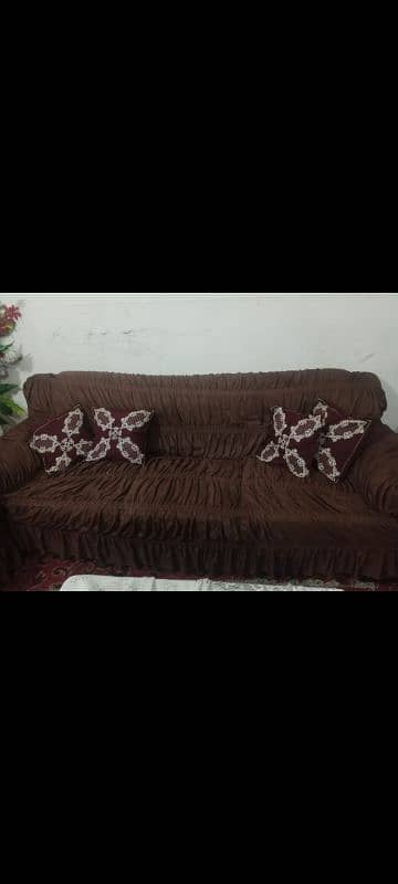 7seater sofa set with cover 1