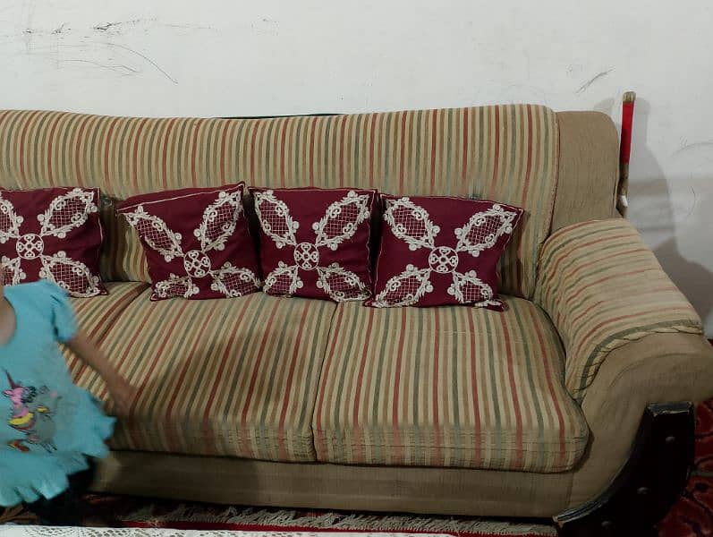 7seater sofa set with cover 4