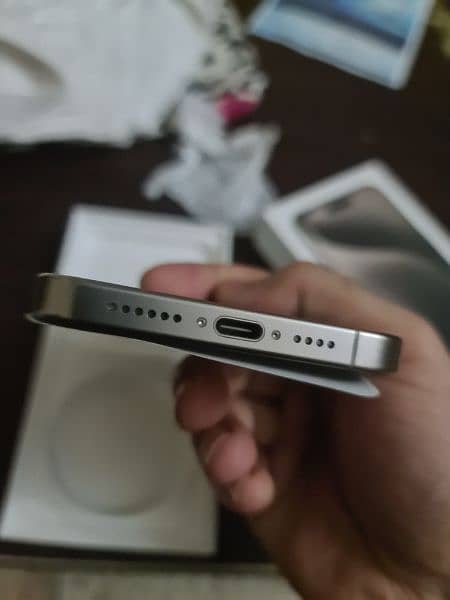 Iphone 15 pro max 256 natural titanium brand new non pta 4